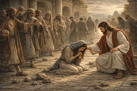 Jesus Forgives a Woman