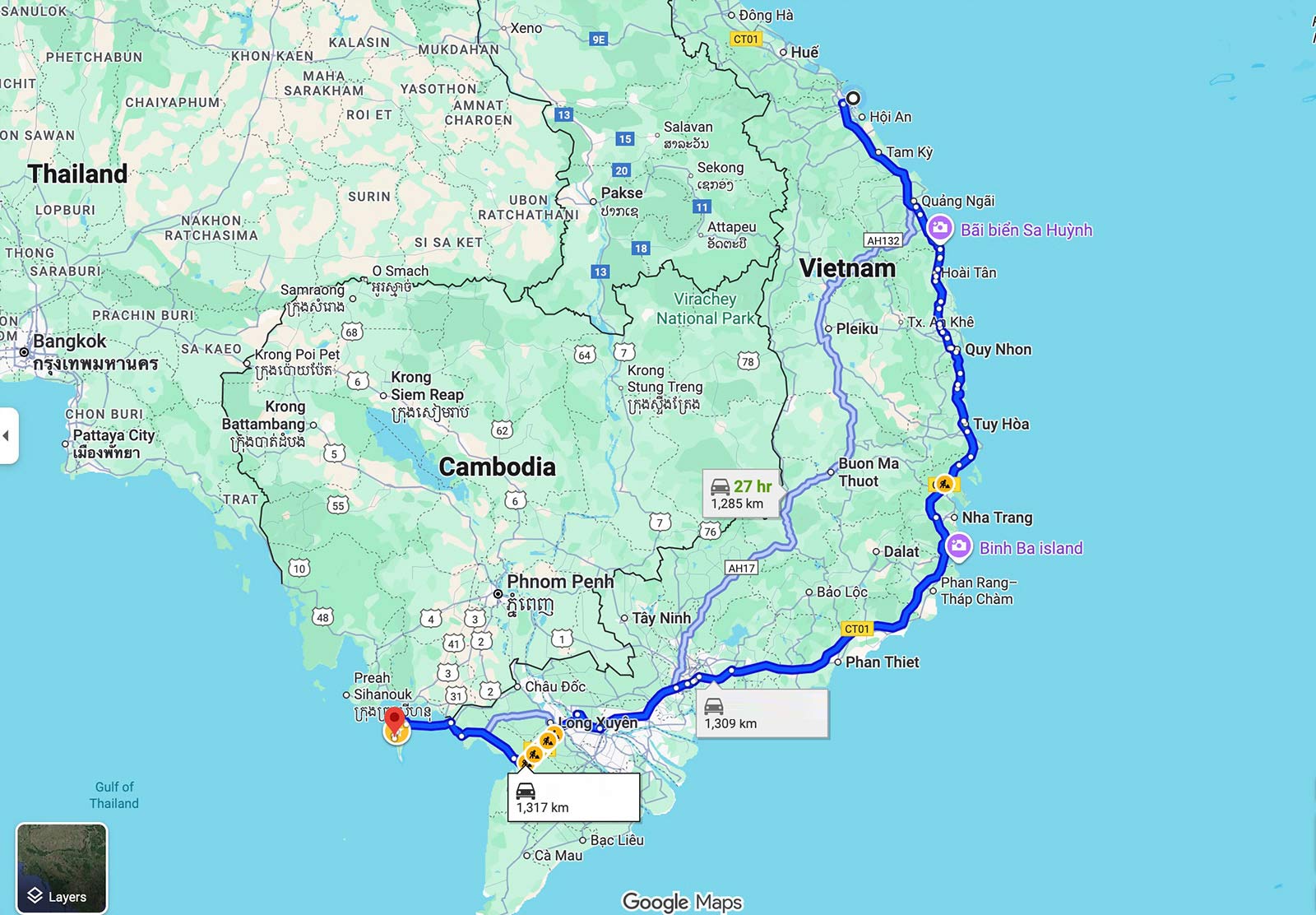 Da Nang to Phu Quoc